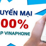 Vinaphone khuyến mãi tặng 100% thẻ nạp ngày 25/9/2015