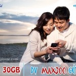 Đăng ký gói MAX300 của Vinaphone ưu đãi đến 100GB tháng