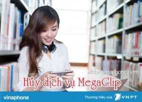 Hướng dẫn hủy dịch vụ MegaClip Vinaphone