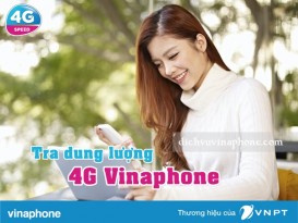 Hướng dẫn kiểm tra lưu lượng 4G Vinaphone