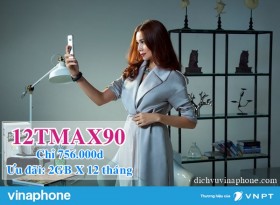 Hướng dẫn đăng ký gói 12TMAX90 của Vinaphone