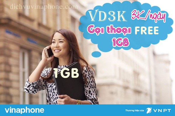 đăng ký gói VD3K Vinaphone