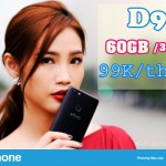 Cách đăng ký gói cước D99  Vinaphone nhận ngay ưu đãi 60GB data dùng trong 30 ngày
