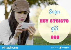 Hủy gói cước 6TBIG70 của Vinaphone