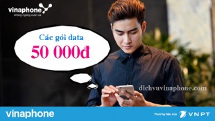 Tổng hợp các gói data 50,000đ Vinaphone