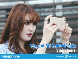Các gói 2,000đ của Vinaphone