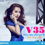 Đăng ký gói V35 VinaPhone miễn phí 55 phút gọi trong nước