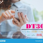 Cách đăng ký gói DT30 Vinaphone ưu đãi 7GB/ 7 ngày siêu hấp dẫn