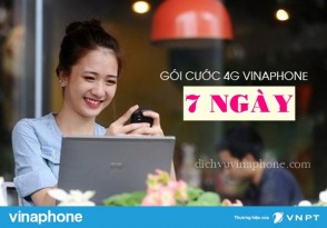 Các gói cước 4G dùng 7 ngày Vinaphone