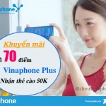Hướng dẫn đổi 70 điểm VinaPhone Plus lấy thẻ cào 50K tại Bình Định