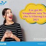 Các gói 4G Vinaphone siêu hot cho tết Dương Lịch 2021