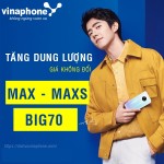 Thông Báo: Vinaphone tăng dung lượng gói MAXS, MAX, BIG90 giá không đổiThông Báo: Vinaphone tăng dung lượng gói MAXS, MAX, BIG90 giá không đổi