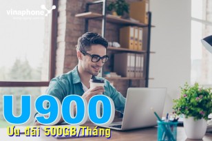 Hướng dẫn đăng ký gói cước EZ U900 Vinaphone nhận 500GB/ tháng