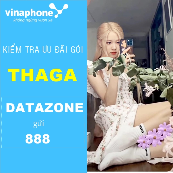 Hướng dẫn kiểm tra data gói Thaga Vinaphone