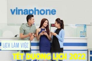 Chi tiết lịch làm việc các cửa hàng VinaPhone HCM dịp tết Dương Lịch 2022