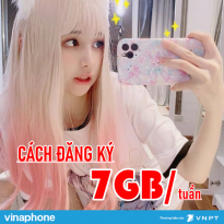 Cách đăng ký 7GB Vinaphone dùng 1 tuần đơn giản nhất