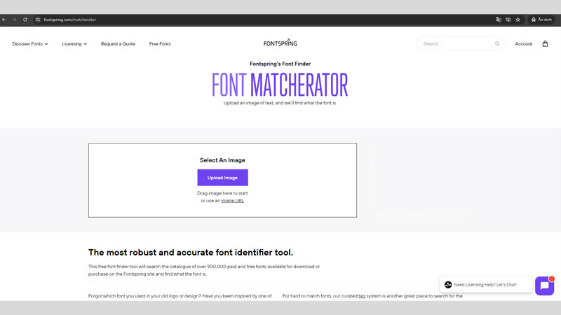 5 trang web tìm font chữ bằng hình ảnh, xác định phông chữ online miễn phí